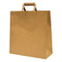 Brown Paper Carry Bag Flat Handle (Large)