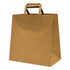 Brown Paper Carry Bag Flat Handle (Medium)