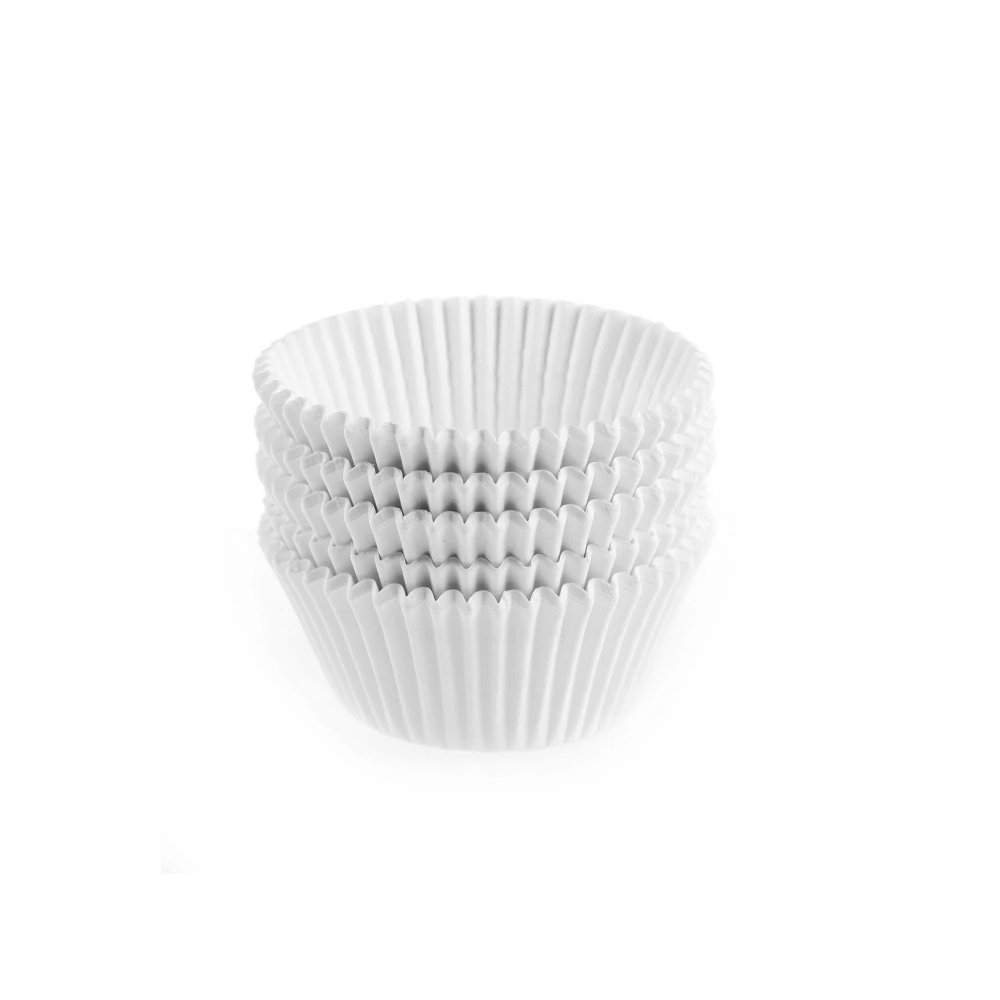 Paper Baking Cups White 120mm 100pcs