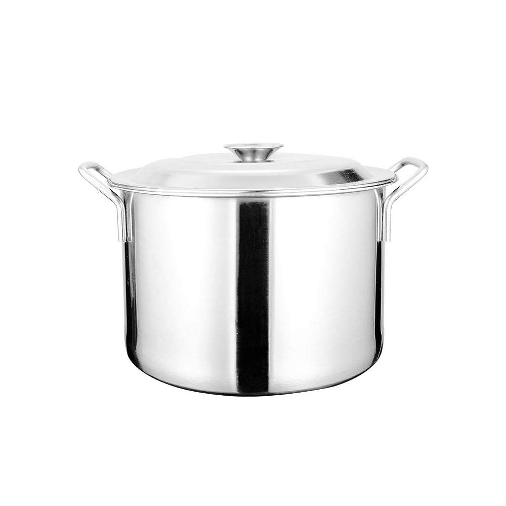 Stainless Steel Short Stock Pot 35cmx22cm