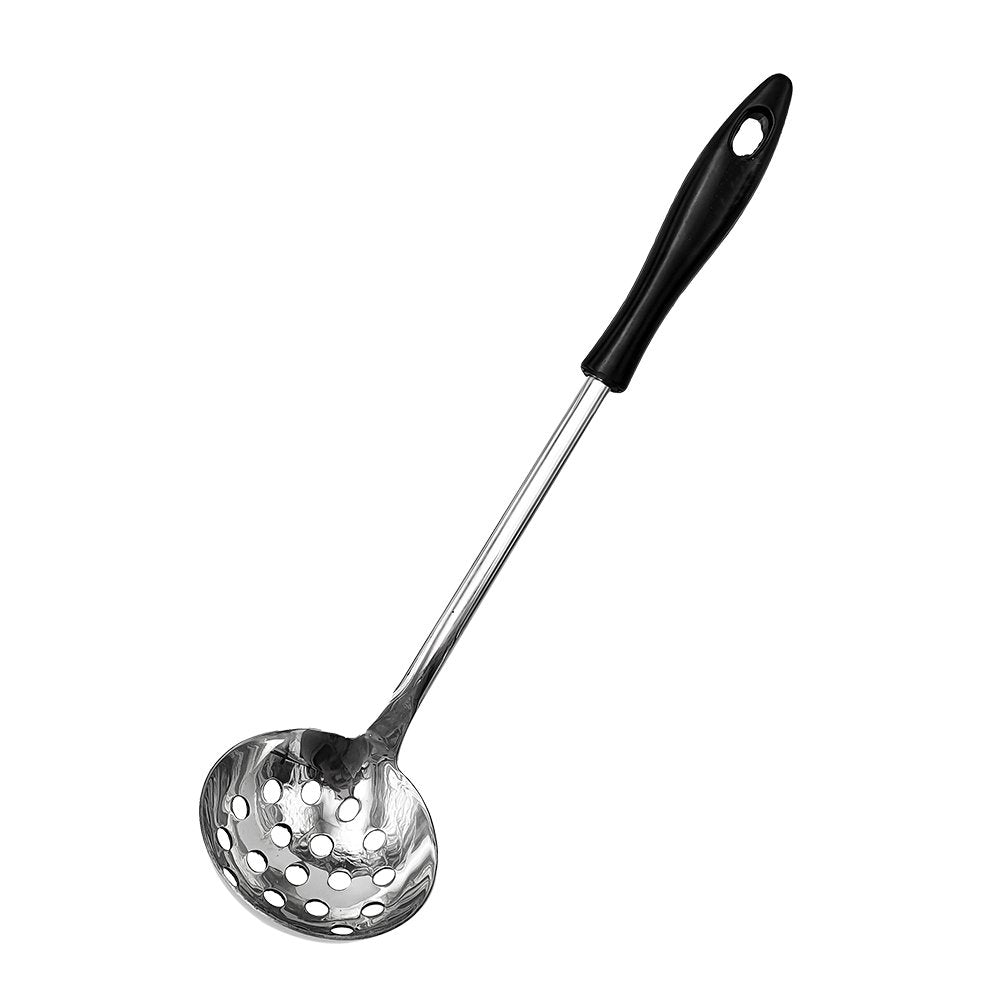 Stainless Steel Steamboat Ladle Skimmer 6cm (Black Handle)