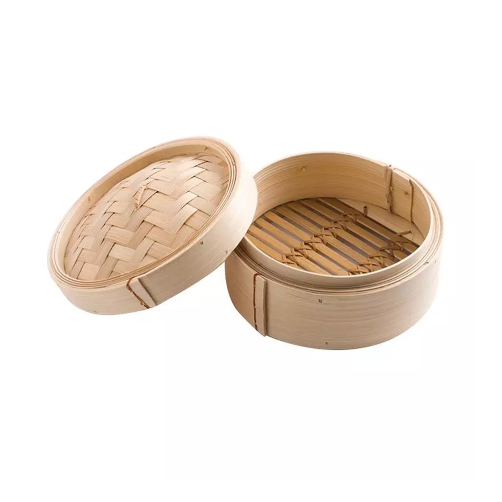 Bamboo Steam Basket Deep 6"