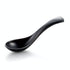 Melamine Chinese Spoon Black 14.5*4cm