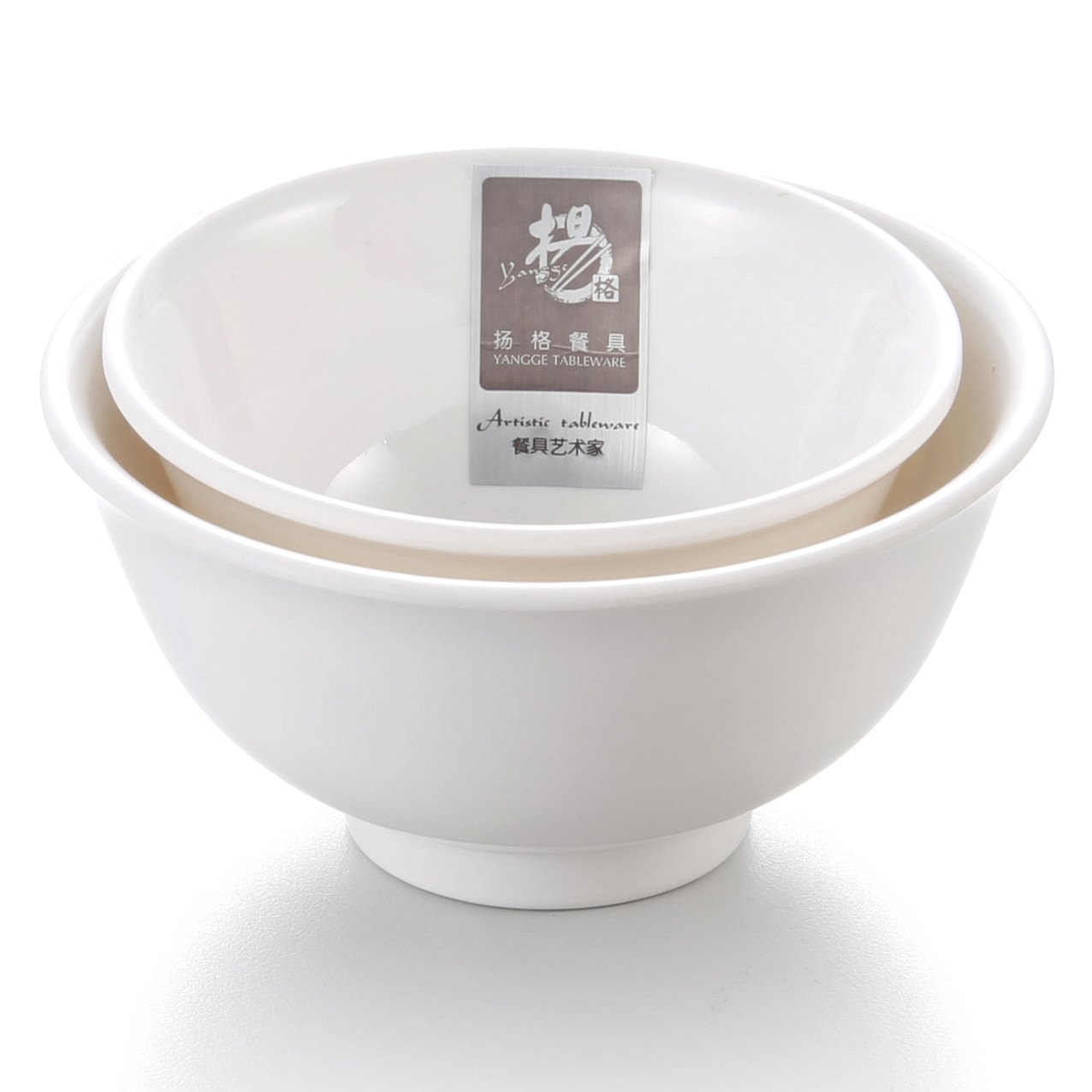 Melamine Bowl White 4.5"