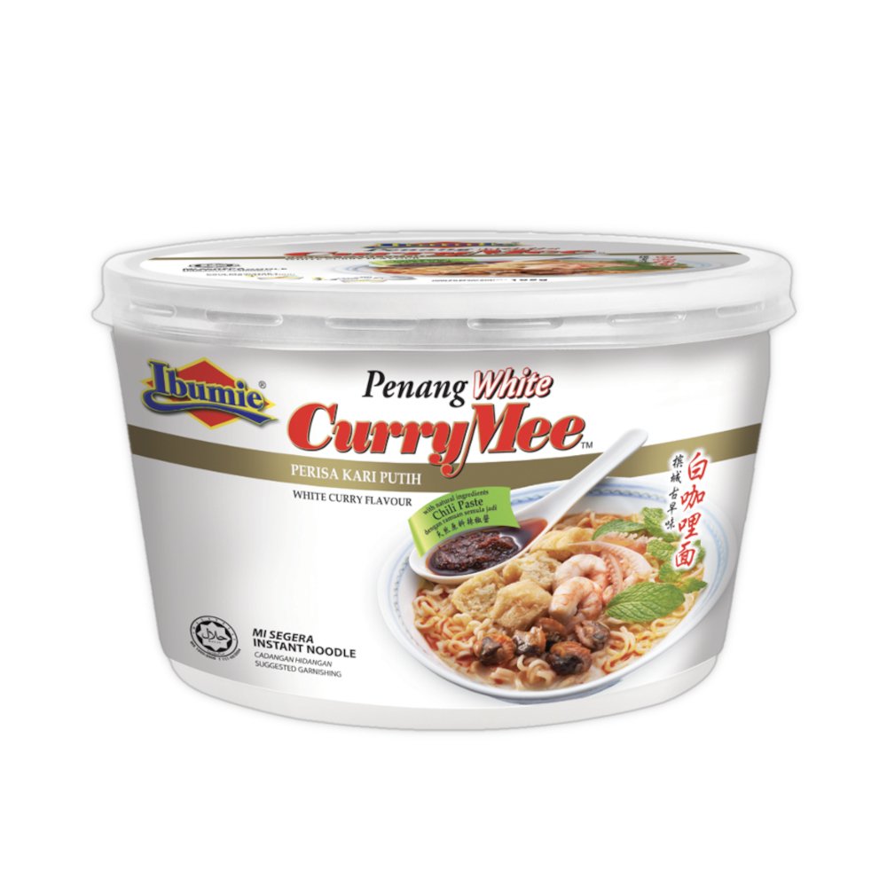 White Curry Mee Bowl Noodle 105g