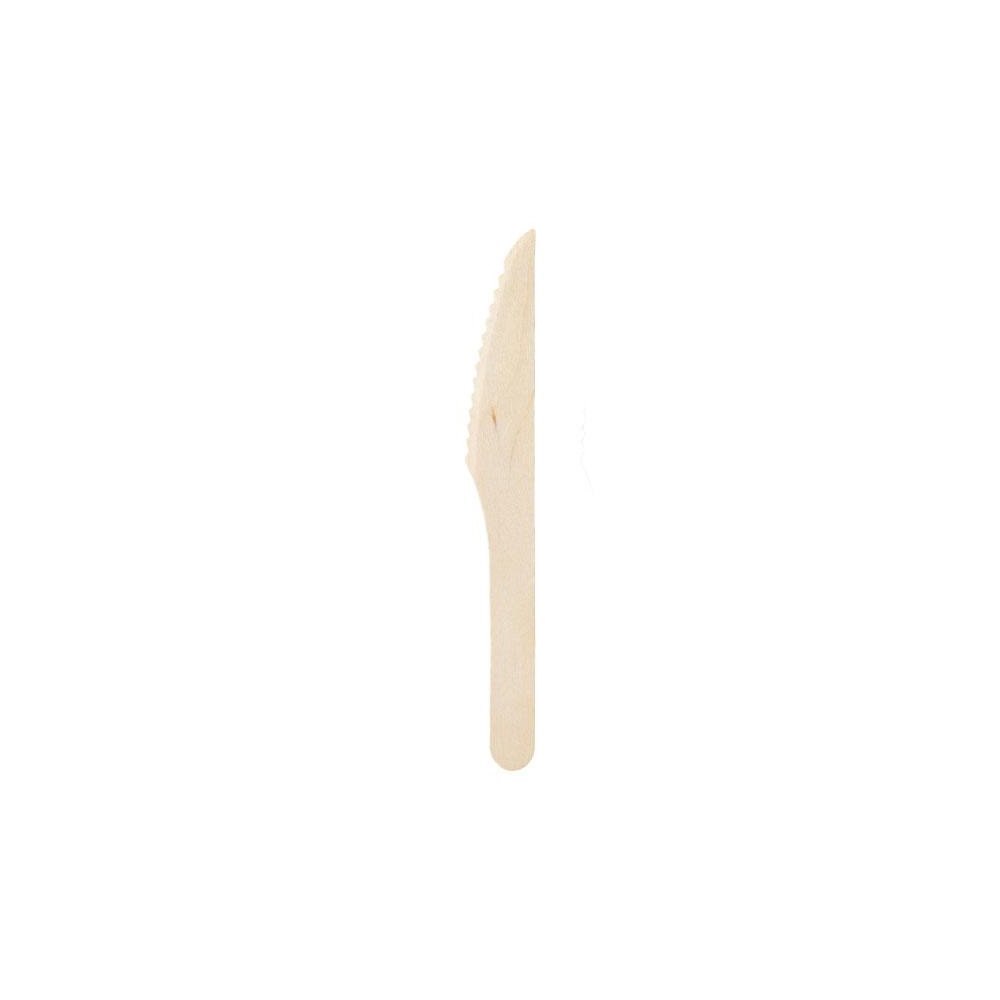 Disposable Wooden Knife 16cm 100 Pieces