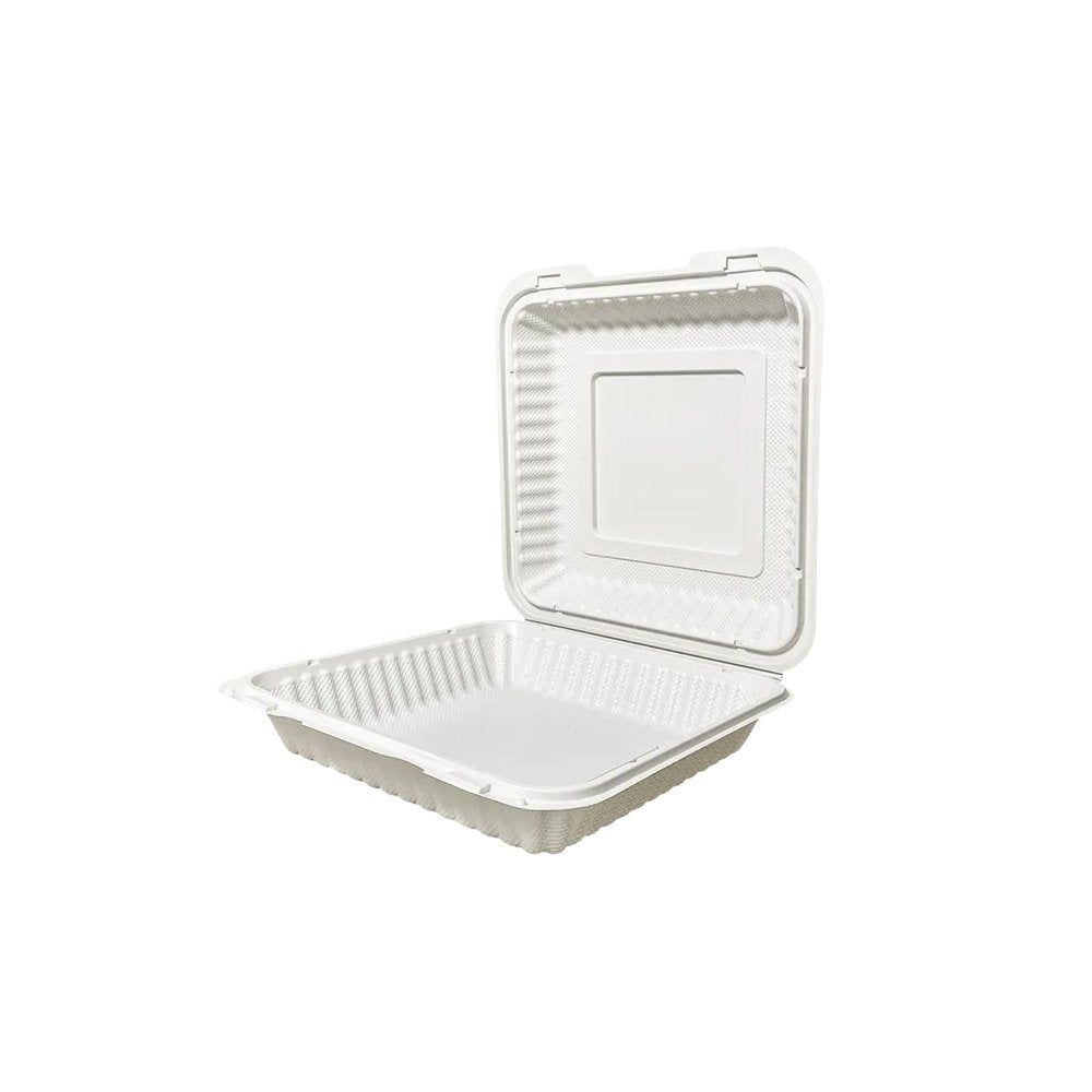 Biodegradable Pp Container 9X9X2.7" 50 Pieces