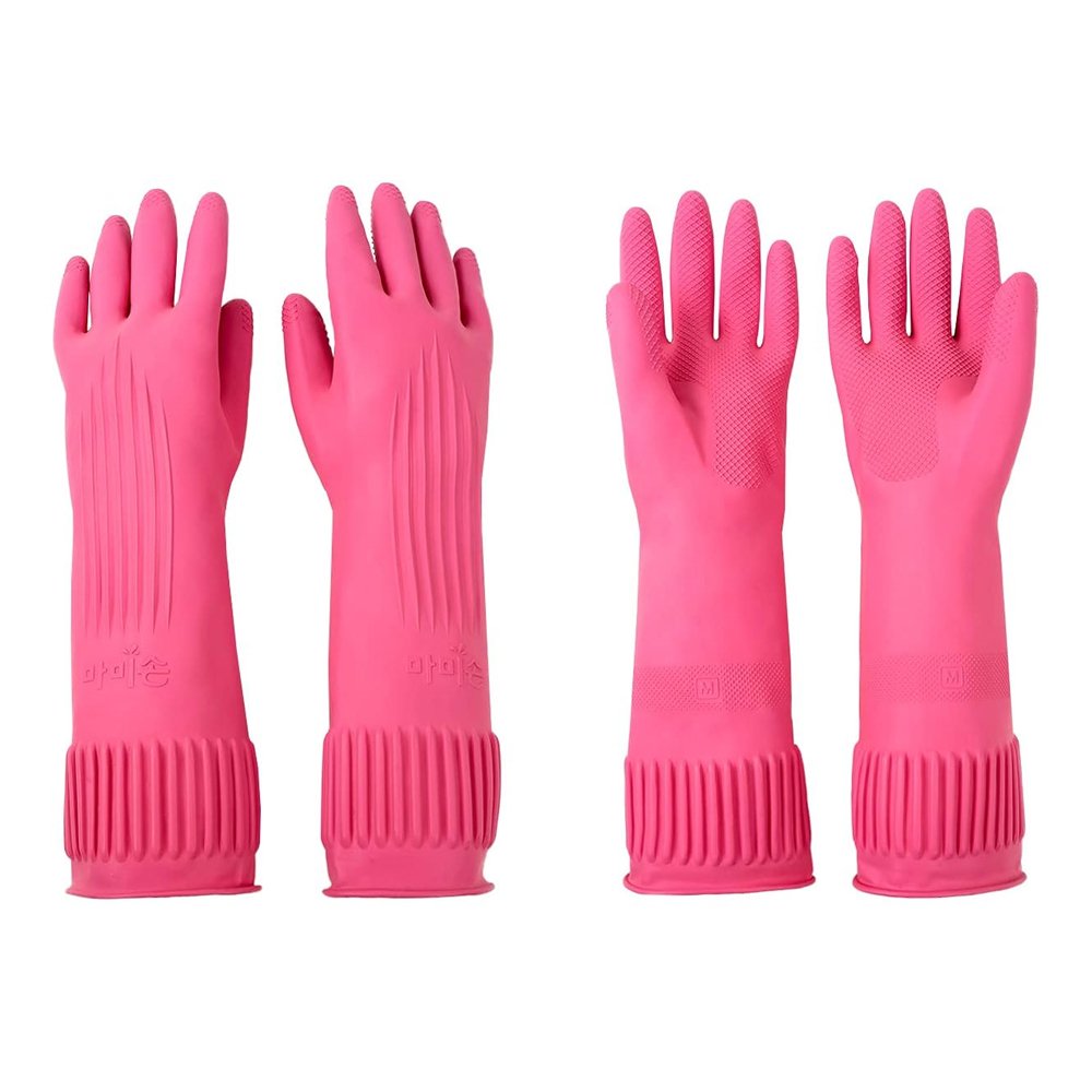 Household Rubber Gloves Long (Medium)