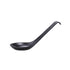 Melamine Soup Spoon with Hook Black 044