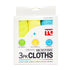 Microfiber Cleaning Cloth Coloured 3pcs