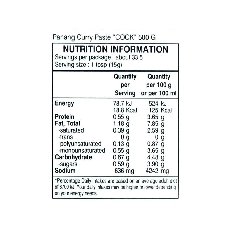 Curry Paste Panang 500g