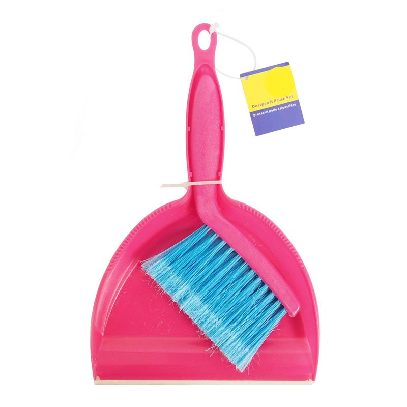 Plastic Dust Pan & Brush Set