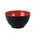 Melamine Bowl Red/Black 11.6X6.2cm