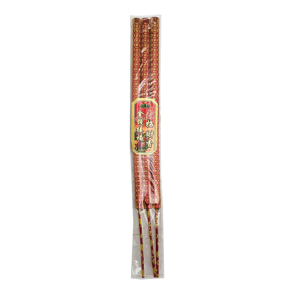 Joss Stick Abt Zhao Cai Sandalwood 17" 3pcs