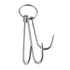 Stainless Steel Double Roast Meat Hook 6"