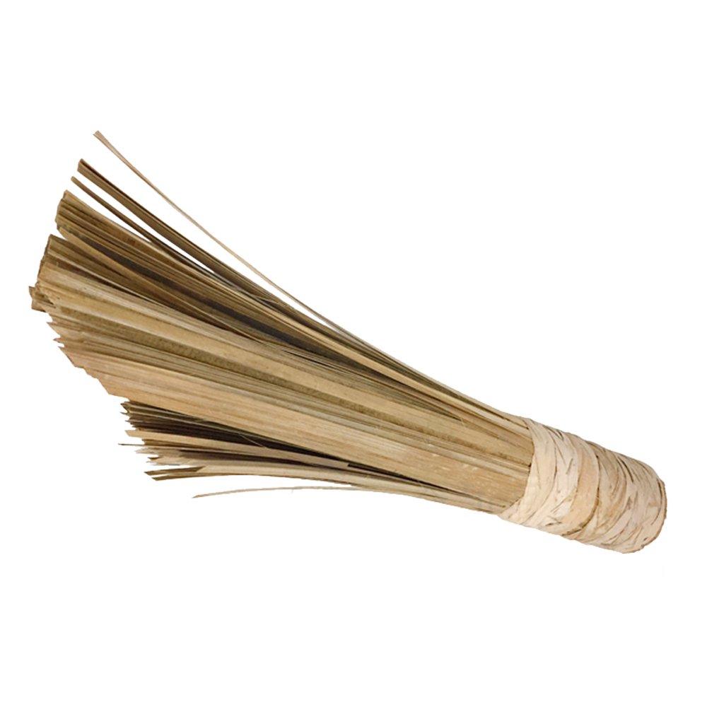 Wok Brush Bamboo Wide Brissle Slanted