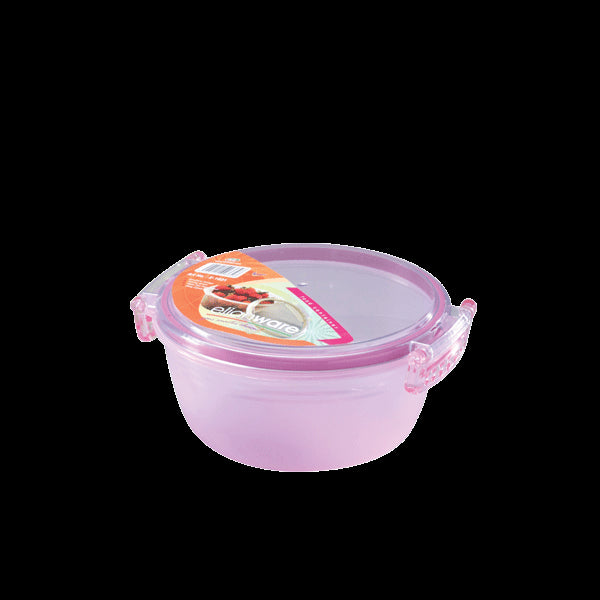 Round Food Container with Clip (Small)