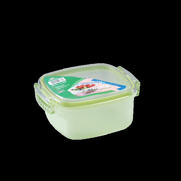 Square Food Container with Clip (Large)