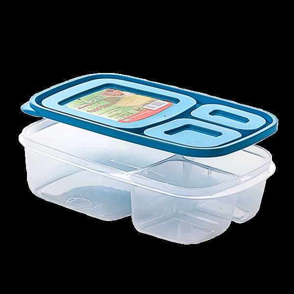 Lunch Box 3 Compartment 1.2L