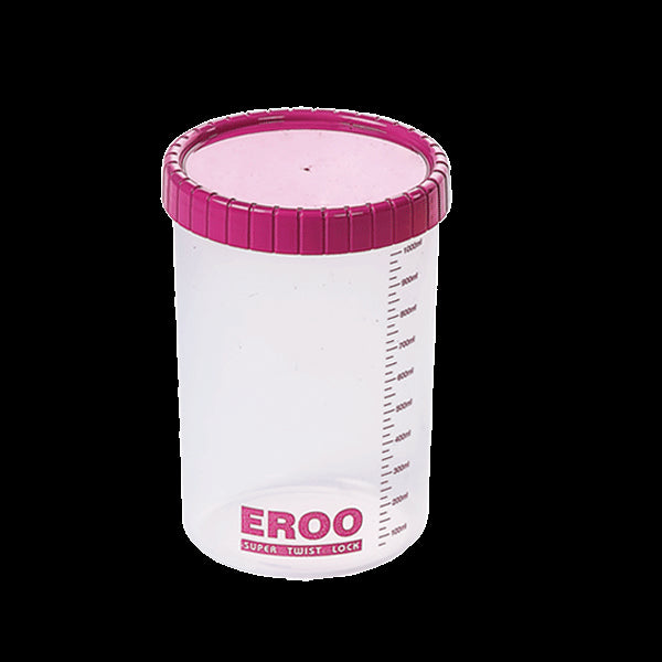 Round Container with Measurement 1000ml