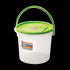 Round Storage Container with Handle 10L