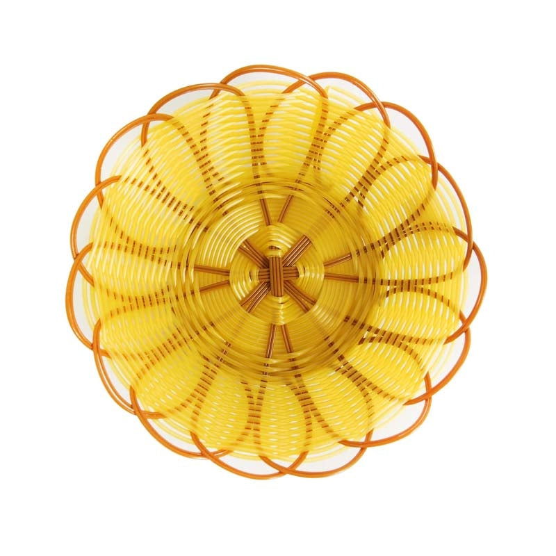 Plastic Chip Basket Round 15cmx6.5cm