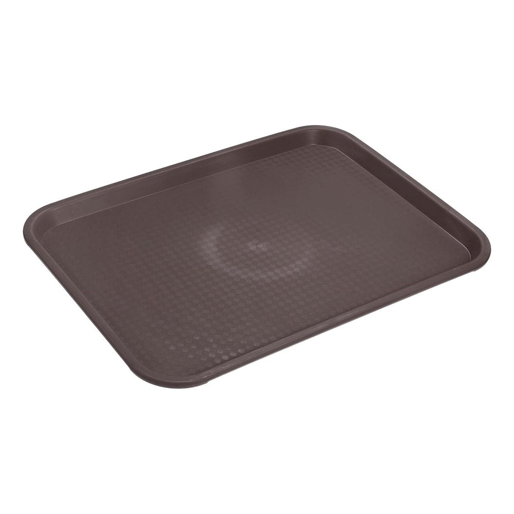 Plastic Brown Cafe Tray 42cmx30cmx1.9cm