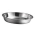 Stainless Steel Round Steam Tray Deep 43cmx8cm