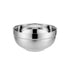 Stainless Steel Wide Rim Bowl Stackable 14cm