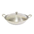 Wok with Cover Stainless Steel 9" Light Guage