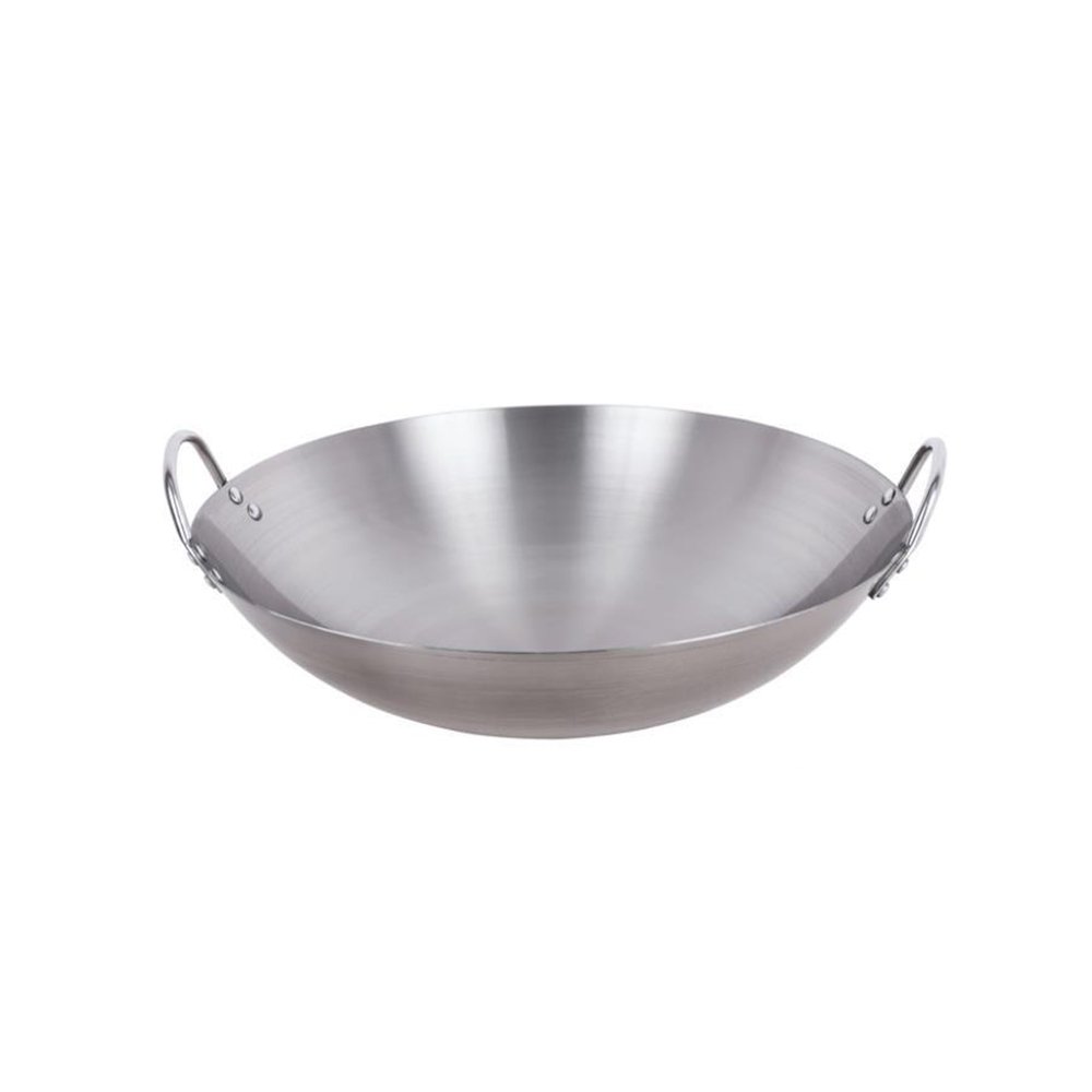 Wok Steel 19" 48cm Machine Pressed