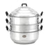 Aluminium Steam Pot 3 Tier 28cm