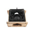 Iron Hot Pot Riased Burner Wooden Base