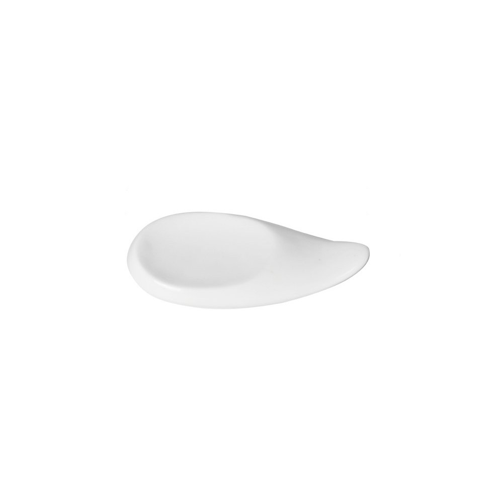 Crockery Chops/Spoon Rest White 8.5X4X1