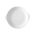 Crockery Dish with Handle White 10"