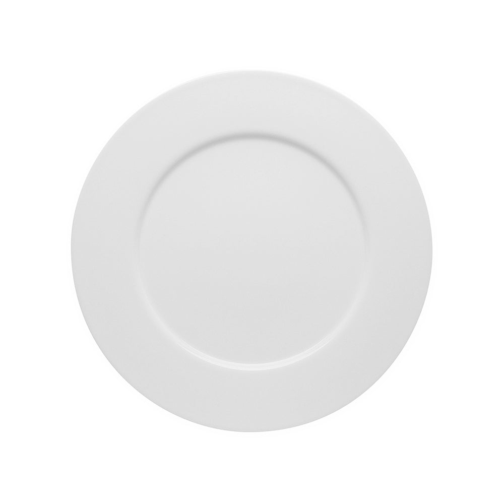 Crockery Flat Plate Round White 11"