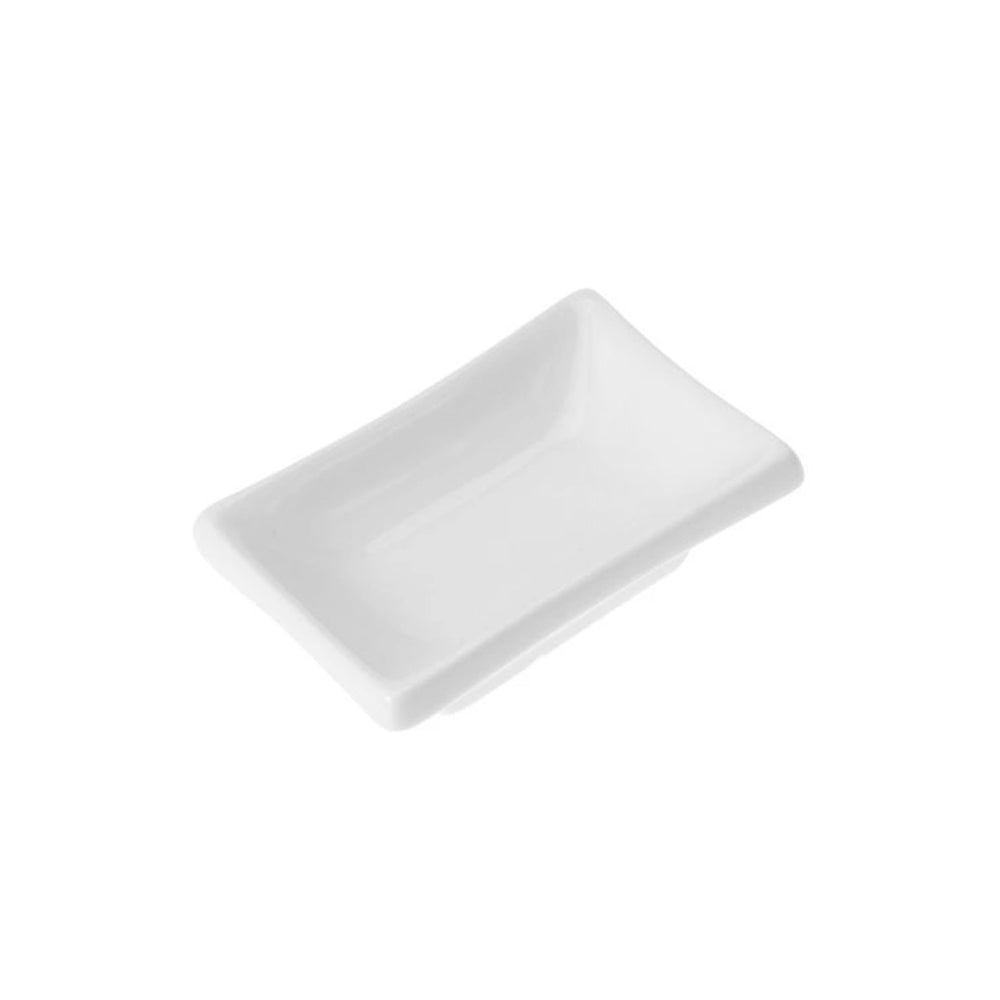 Crockery Rectangular Sauce Dish White La