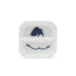 Crockery Sauce Dish Compart Blue Carp