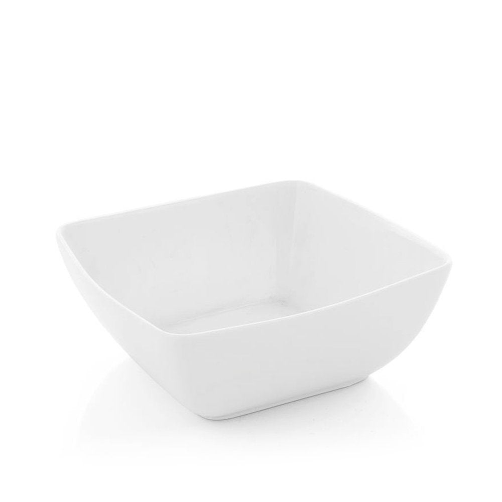 Crockery Square Bowl White 10"