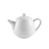 Crockery Tea Pot Tall White Large 850ml