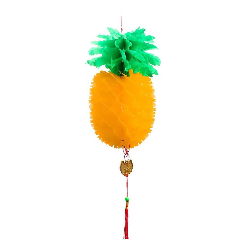 Lantern Pineapple Yellow 14"