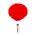 Lantern Round Puff Red 10"