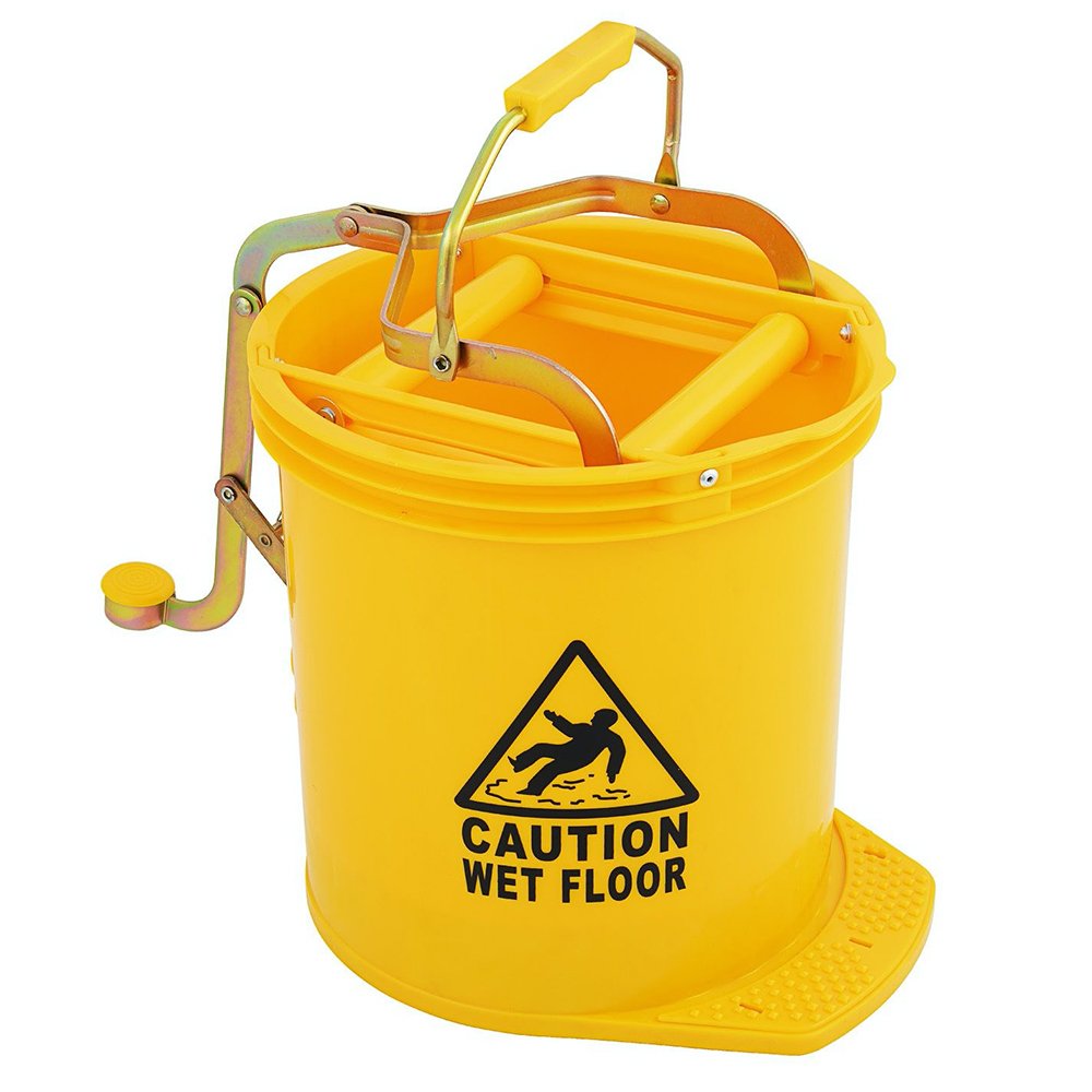 Plastic Mop Bucket Foot Pedal Ringer 25L