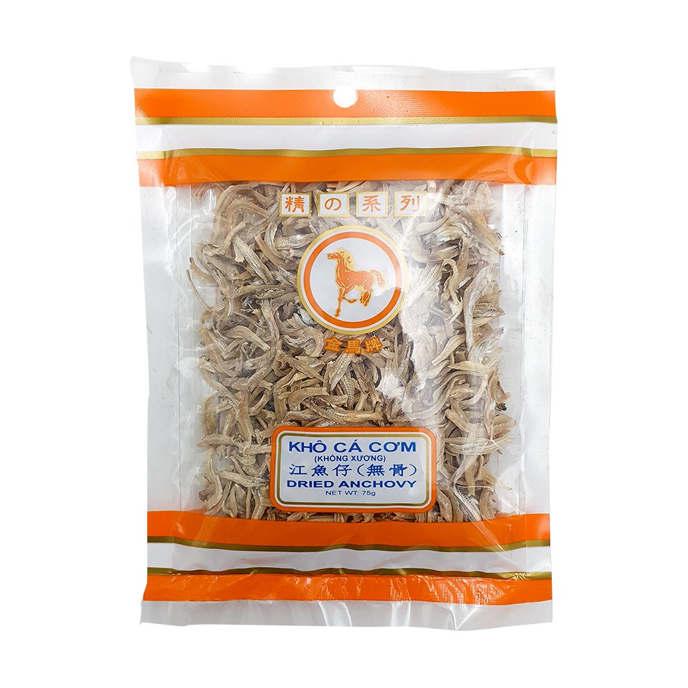 Dried Anchovy Fillet Headless 75g