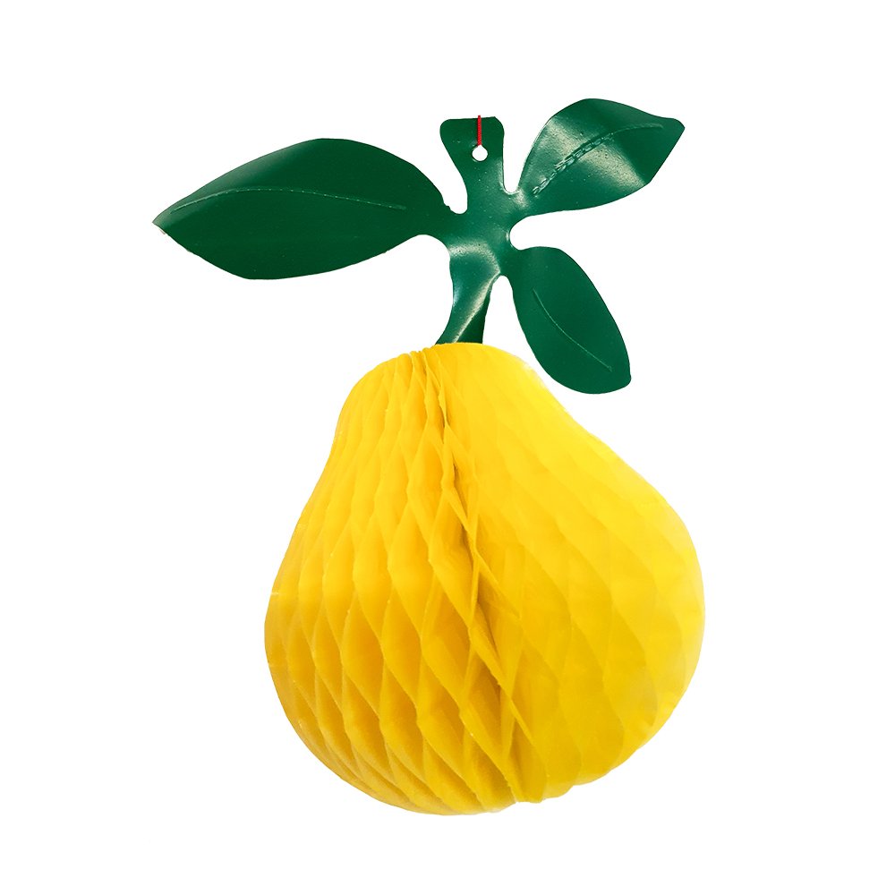 Novelty Fruit Lantern Yellow Pear