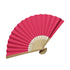 Chinese Paper Fan Pink 13"