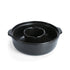 Clay Hot Pot with  Centerpiece Black 12"