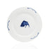 Crockery Plate Round Blue Carp 9"