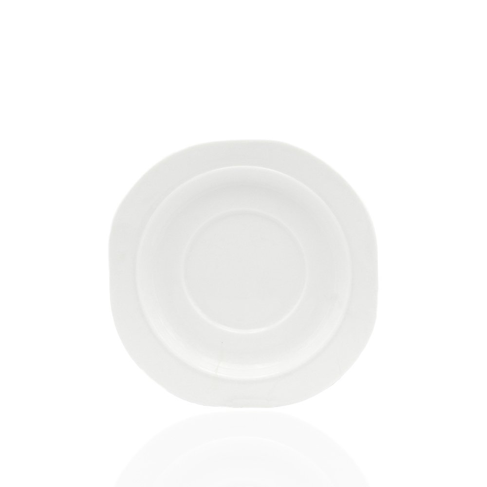 Crockery Square Saucer 5" White