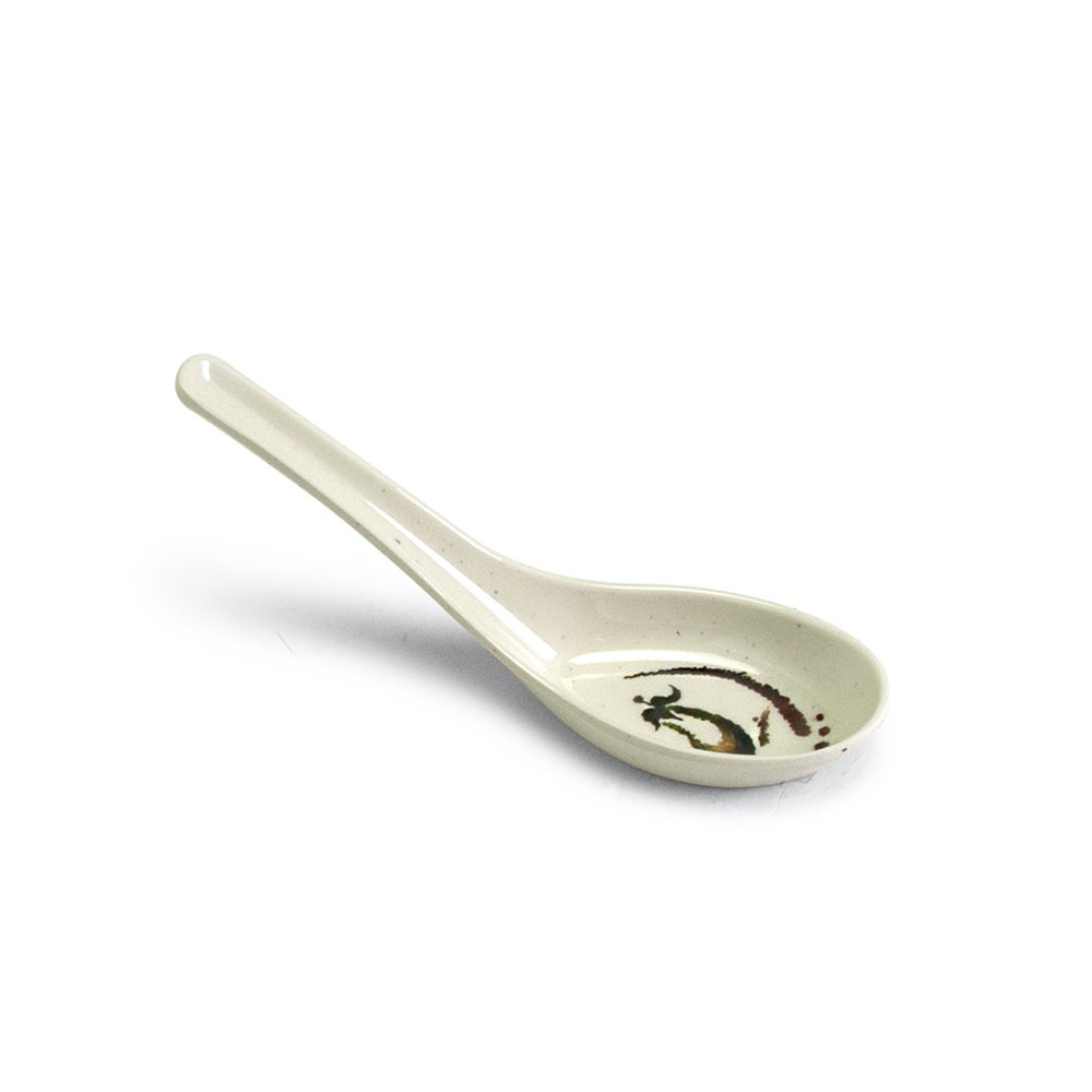 Melamine Soup Spoon Eggplant 5.5" 904